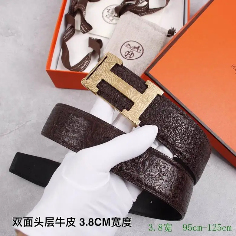 Hermes Belt 38mmX95-125cm 7D97
